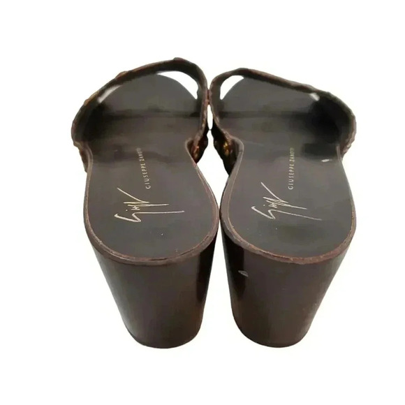 Giuseppe Zanotti Mules Metallic Bronze Size 36 - Picture 4 of 6